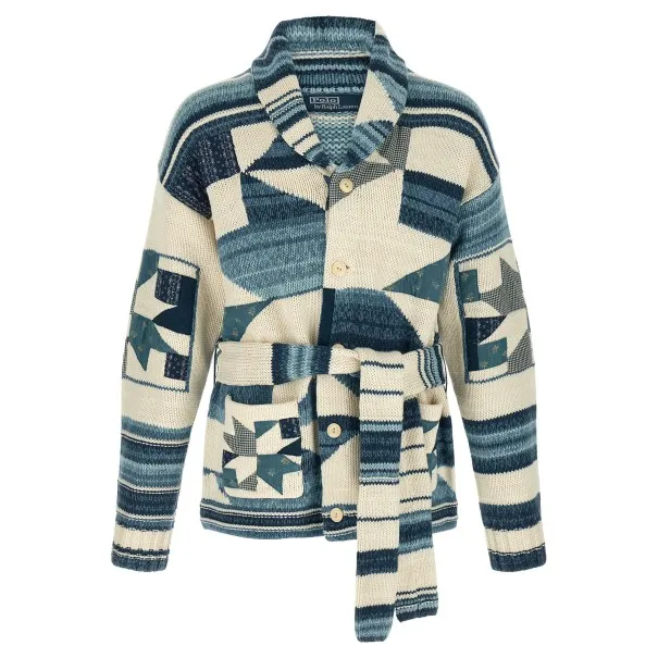 Polo Ralph Lauren Patchwork Cardigan - RALPH LAUREN