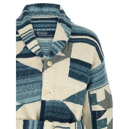 Polo Ralph Lauren Patchwork Cardigan - RALPH LAUREN
