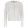 Tory Burch Pointelle Viscose Cardigan - TORY BURCH