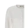 Tory Burch Pointelle Viscose Cardigan - TORY BURCH