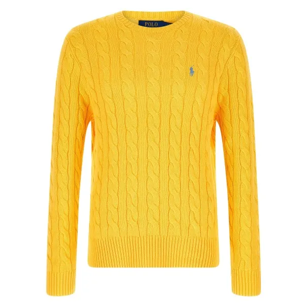 Polo Ralph Lauren Cotton Braided Sweater - RALPH LAUREN
