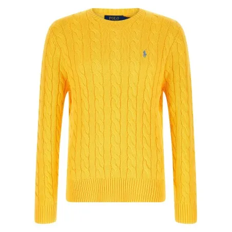Polo Ralph Lauren Cotton Braided Sweater - RALPH LAUREN