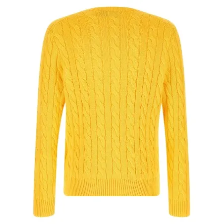 Polo Ralph Lauren Cotton Braided Sweater - RALPH LAUREN