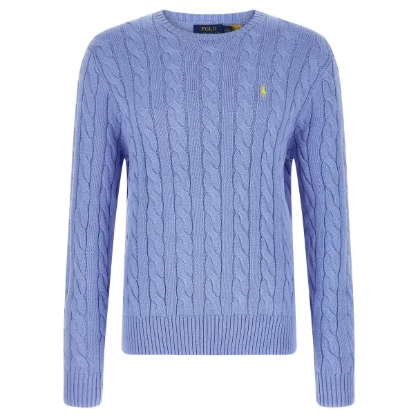 Polo Ralph Lauren Cotton Braided Sweater - RALPH LAUREN
