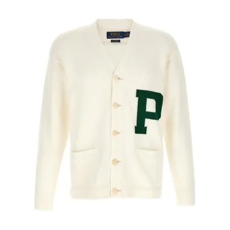 Polo Ralph Lauren Letter Intarsia Cardigan - RALPH LAUREN