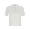 Tory Burch Pointelle Viscose Polo Shirt - TORY BURCH