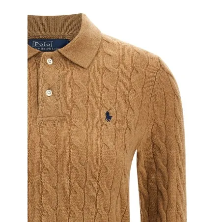 Polo Ralph Lauren Braided Polo Shirt - RALPH LAUREN