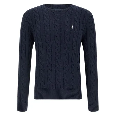 Polo Ralph Lauren Cotton Braided Sweater - RALPH LAUREN