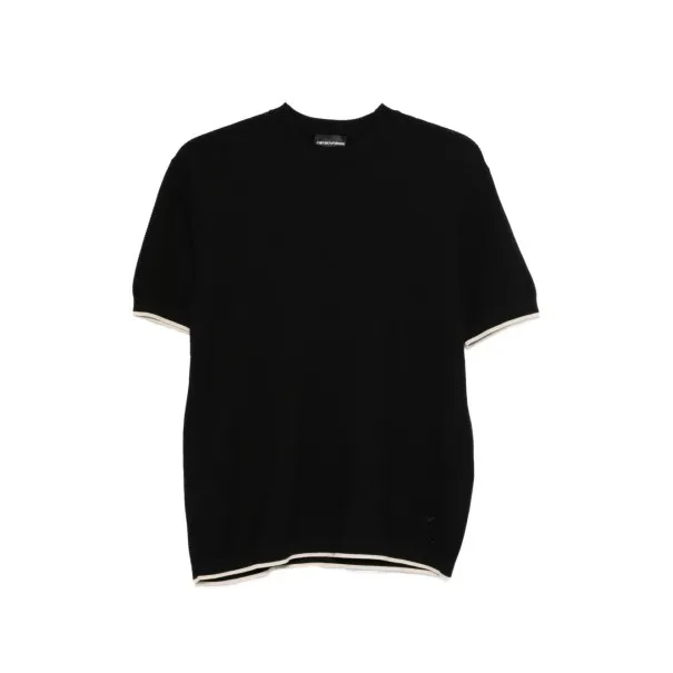 Emporio Armani Cotton knitted t-shirt - Emporio Armani
