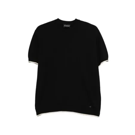 Emporio Armani Cotton knitted t-shirt - Emporio Armani