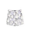 Emporio Armani Abstract Print Pleated Shorts - Emporio Armani