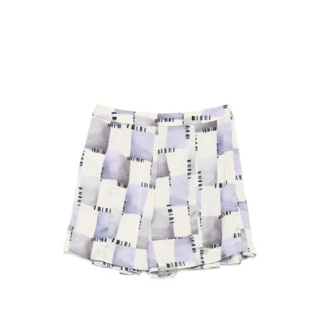 Emporio Armani Abstract Print Pleated Shorts - Emporio Armani