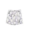 Emporio Armani Abstract Print Pleated Shorts - Emporio Armani