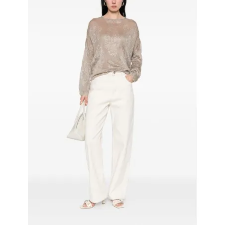 Emporio Armani Embroidered crewneck sweater - Emporio Armani