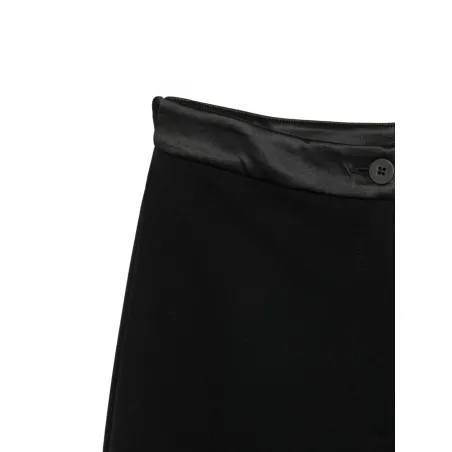 Emporio Armani Satin-Finish Tapered Trousers - Emporio Armani