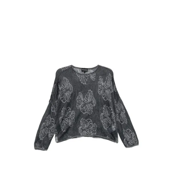 Emporio Armani Embroidered crewneck sweater - Emporio Armani