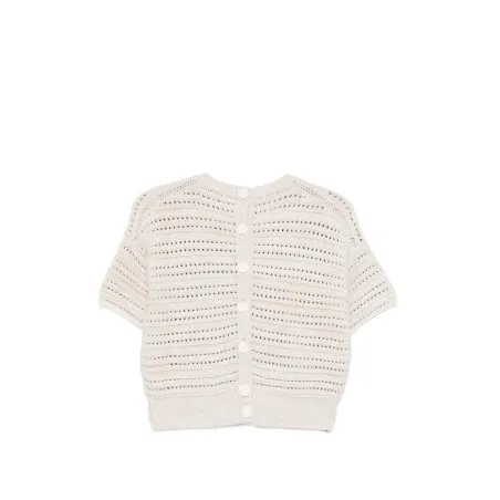 Emporio Armani Cotton open-knit cardigan - Emporio Armani