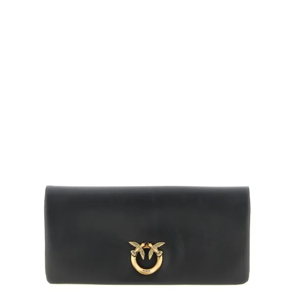Pinko Medium Love Click Soft Horizontal Clutch Bag - PINKO