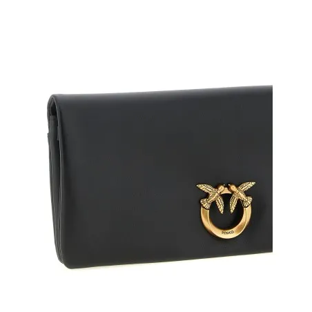 Pinko Medium Love Click Soft Horizontal Clutch Bag - PINKO