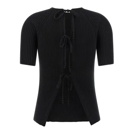 Tory Burch Back Closure Sweater - TORY BURCH