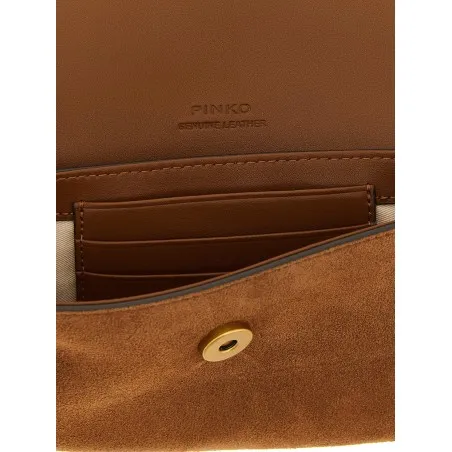 Pinko Saddle Flat Medium Shoulder Bag - PINKO