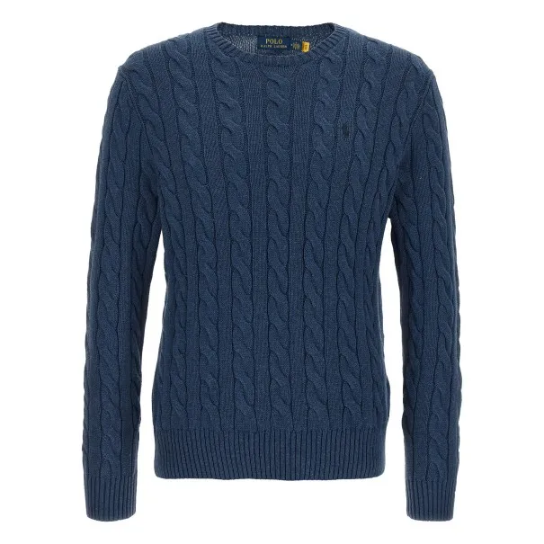 Polo Ralph Lauren Cotton Braided Sweater - RALPH LAUREN