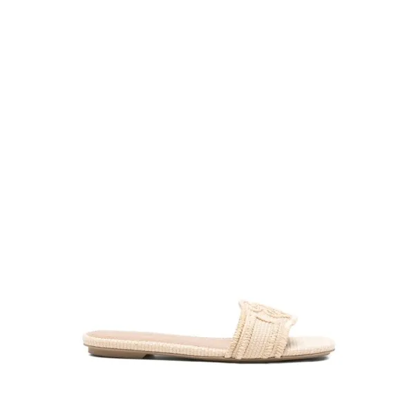 EMPORIO ARMANI EXCLUSIVE Woven raffia sandals - Emporio Armani