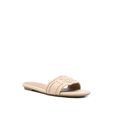 EMPORIO ARMANI EXCLUSIVE Woven raffia sandals - Emporio Armani