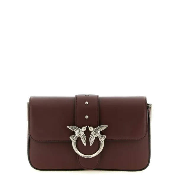 Pinko Mini Love Slouchy Shoulder Bag - PINKO