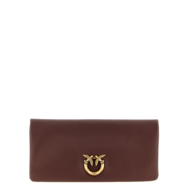 Pinko Medium Love Click Soft Horizontal Clutch Bag - PINKO