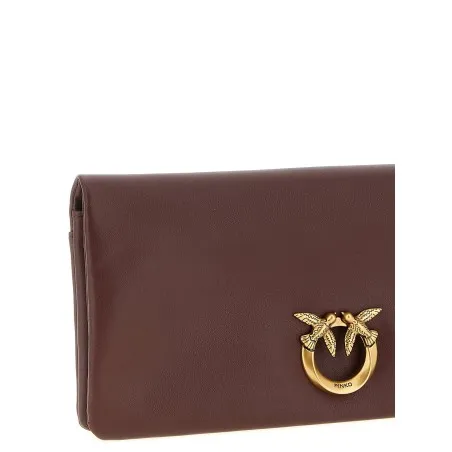 Pinko Medium Love Click Soft Horizontal Clutch Bag - PINKO