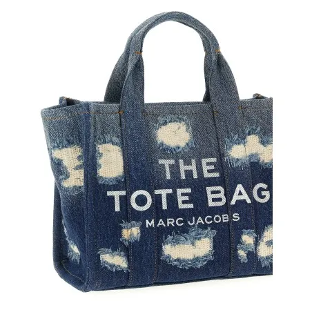 Marc Jacobs The Rip And Repair Denim Small Tote Shopping Bag - Marc Jacobs
