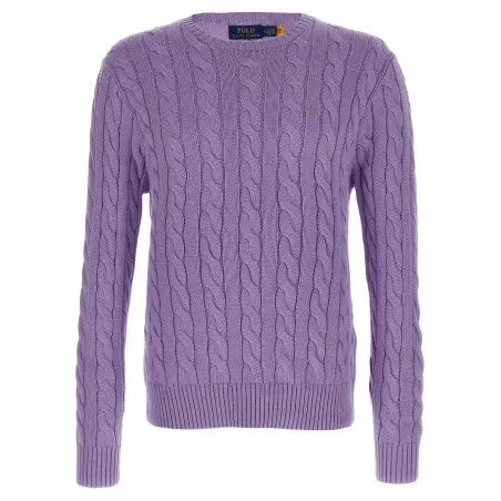 Polo Ralph Lauren Cotton Braided Sweater - RALPH LAUREN