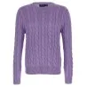 Polo Ralph Lauren Cotton Braided Sweater - RALPH LAUREN