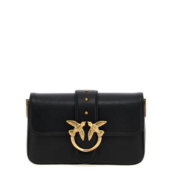 Pinko Mini Love Slouchy Shoulder Bag - PINKO