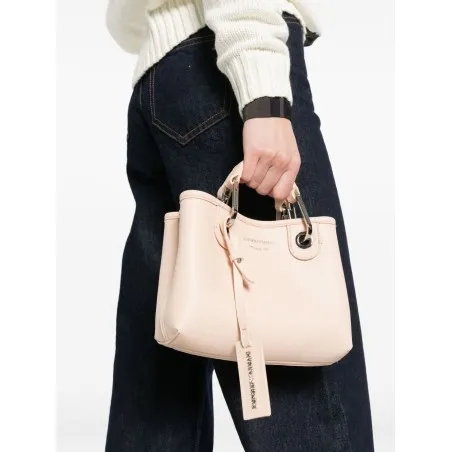 Emporio Armani Myea Small Shopper With Deer Print - Emporio Armani