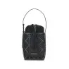 Emporio Armani Exclusive Leather And Mesh Bucket Bag - Emporio Armani