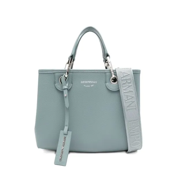 Emporio Armani Small Myea Shopper Bag With Deer Print - Emporio Armani