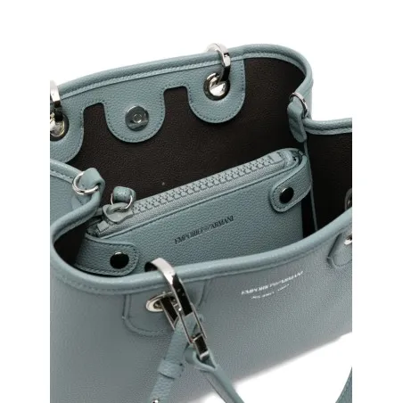 Emporio Armani Small Myea Shopper Bag With Deer Print - Emporio Armani