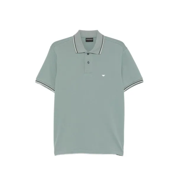 Emporio Armani Logo cotton polo shirt - Emporio Armani