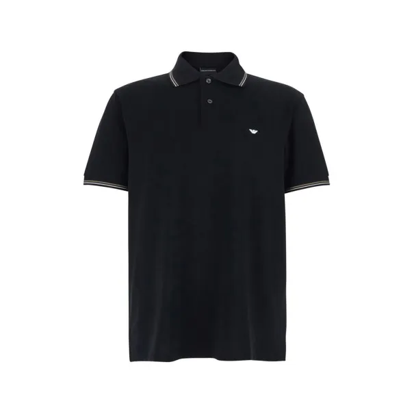 Emporio Armani Logo cotton polo shirt - Emporio Armani