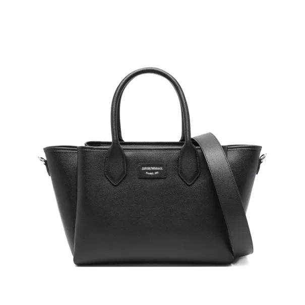 Emporio Armani Medium Shopper Bag With Palmellato Finish - Emporio Armani