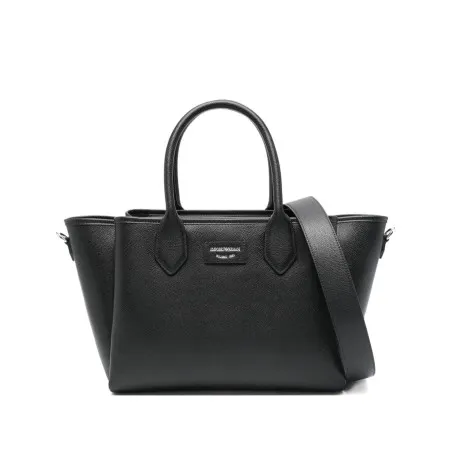 Emporio Armani Medium Shopper Bag With Palmellato Finish - Emporio Armani