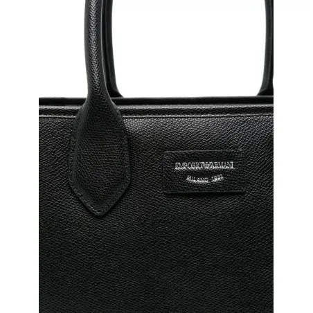 Emporio Armani Medium Shopper Bag With Palmellato Finish - Emporio Armani