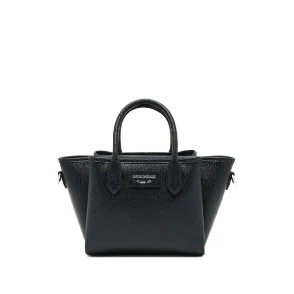 Emporio Armani Small Shopper With Palmellato Finish - Emporio Armani