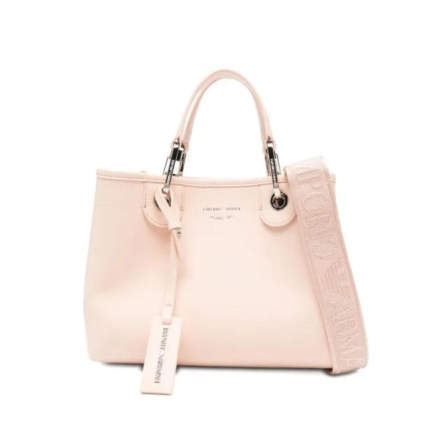 Emporio Armani Small Myea Shopper Bag With Deer Print - Emporio Armani