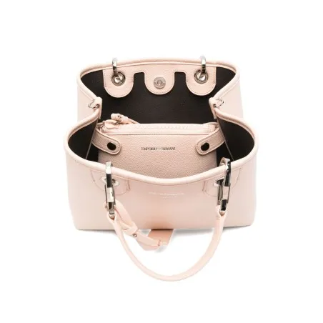 Emporio Armani Small Myea Shopper Bag With Deer Print - Emporio Armani
