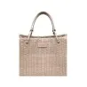 Emporio Armani Myea Medium Shopper Bag In Woven Nylon - Emporio Armani