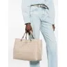 Emporio Armani Myea Medium Shopper Bag In Woven Nylon - Emporio Armani