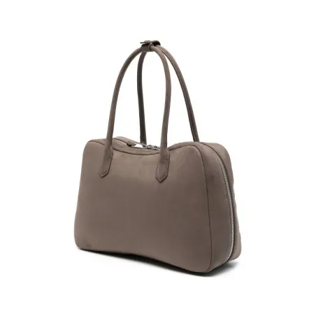 Emporio Armani Eagle Club Capsule Collection Suede-Effect Shoulder Bag - Emporio Armani